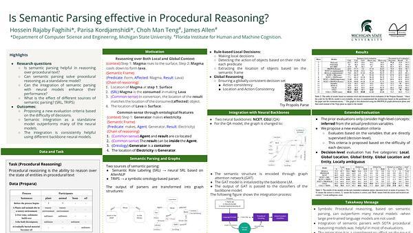 The Role of Semantic Parsing in Understanding Procedural Text