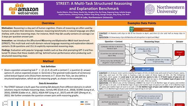 STREET: A Multi-Task Structured Reasoning and Explanation Benchmark