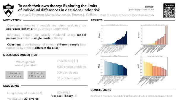 To each their own theory: Exploring the limits of individual differences in decisions under risk