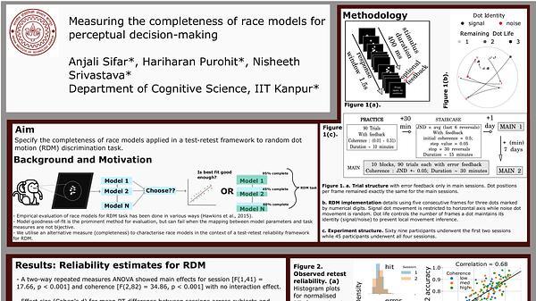 Measuring the completeness of race models for perceptual decision-making