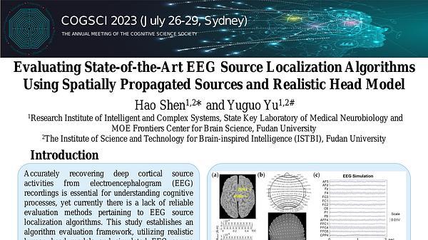 Evaluating State-of-the-Art EEG Source Localization Algorithms Using Spatially Propagated Sources and Realistic Head Model