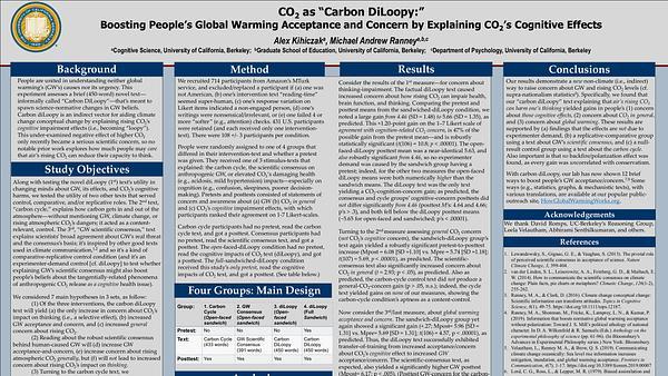 CO2 as “Carbon DiLoopy:" Boosting People’s Global Warming Acceptance and Concern by Explaining CO2’s Cognitive Effects