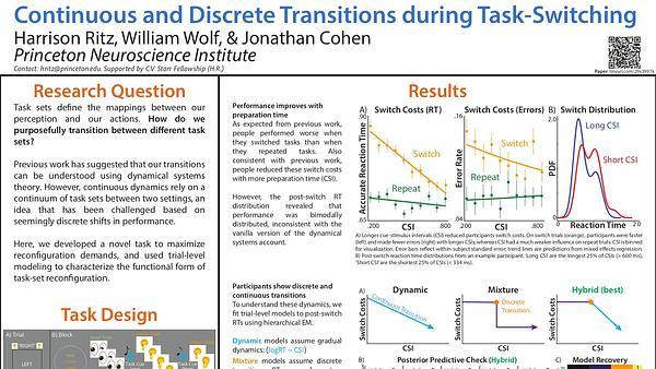 Continuous and Discrete Transitions during Task-Switching