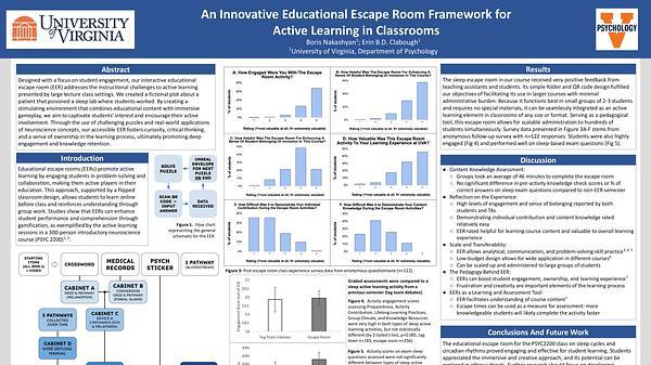 An Innovative Educational Escape Room Framework for Active Learning in Classrooms