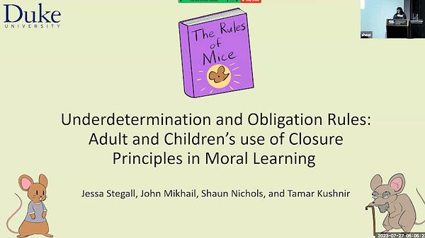 Underdetermination and Obligation Rules: Adult and Children’s use of Closure Principles in Moral Learning