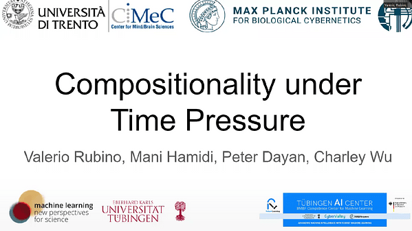 Compositionality under time pressure