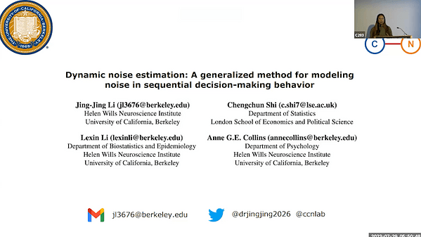 A generalized method for dynamic noise inference in modeling sequential decision-making