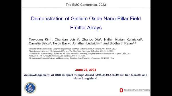 Demonstration of Gallium Oxide Nano-Pillar Field Emitter Arrays