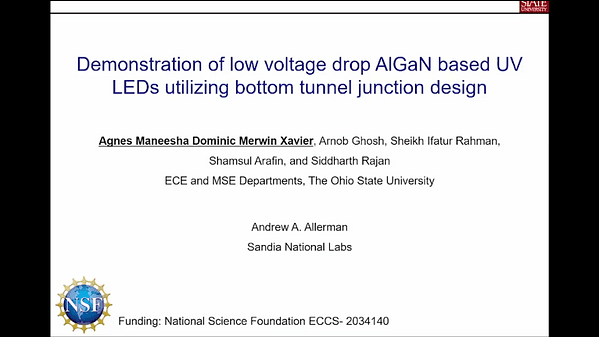 Demonstration of AlGaN Tunnel Junction p-Down UV Light Emitting Diodes