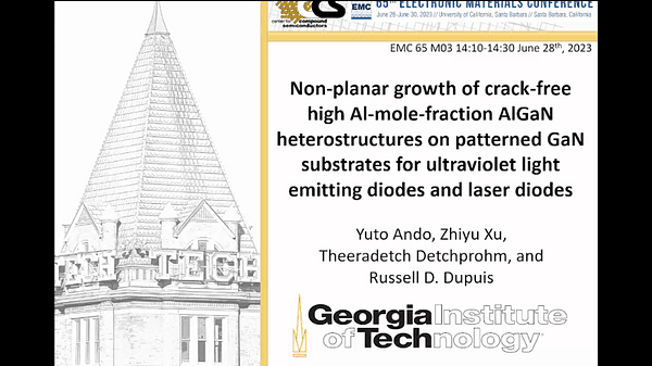 Non-Planar Growth of Crack-Free High Al-Mole-Fraction AlGaN Heterostructures on Patterned GaN Substrates for Ultraviolet Light Emitting Diodes and Laser Diodes