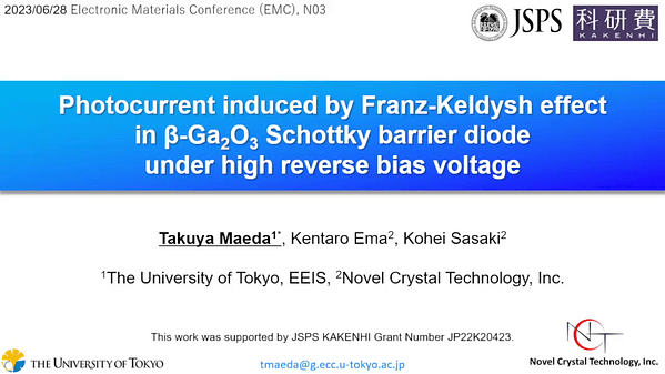 Photocurrent Induced by Franz-Keldysh Effect in β-Ga2O3 Schottky Barrier Diode Under High Reverse Bias Voltage