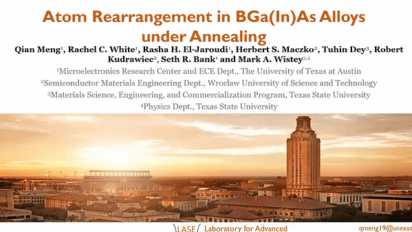 Atom Rearrangement in BGa(In)As Alloys Under Annealing