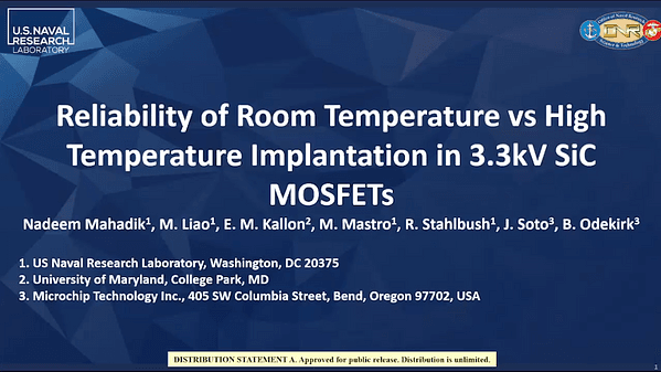 Reliability of Room Temperature vs High Temperature Implantation in 3.3kV SiC MOSFETs