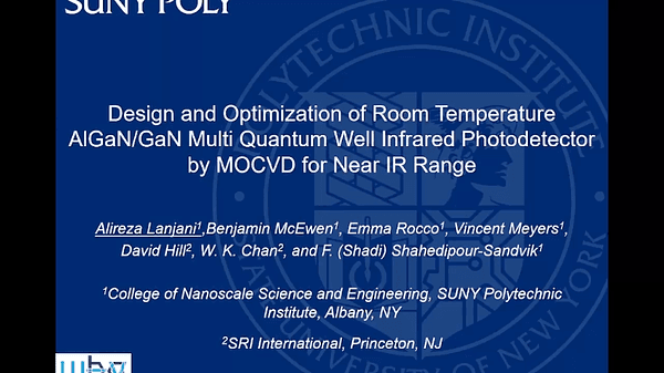 Design and Optimization of Room Temperature AlGaN/GaN Multi Quantum Well Infrared Photodetector by MOCVD for Near IR Range