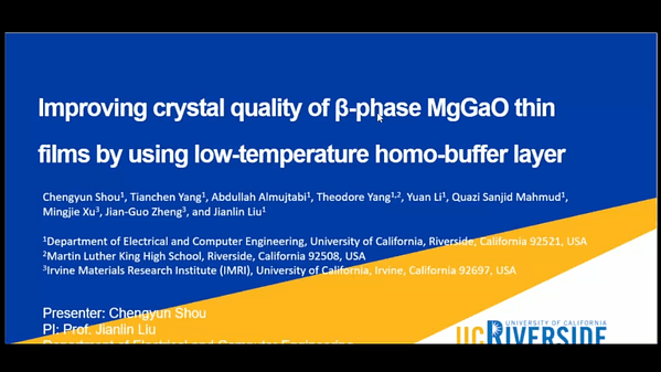 Improving Quality of β–Phase MgGaO Thin Films by Using Low-Temperature Homo-Buffer Layer