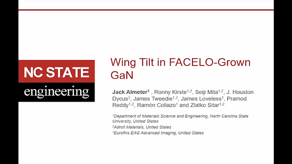 Wing Tilt in ELO-Grown GaN