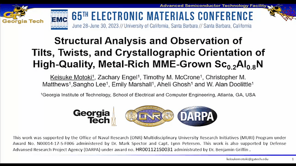 Structural Analysis and Observation of Tilts, Twists and Crystallographic Orientation of High-Quality, Metal Rich Grown Sc0.2Al0.8N