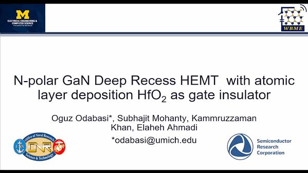 N-Polar GaN Deep Recess HEMTs with ALD HfO2 as Gate Dielectric