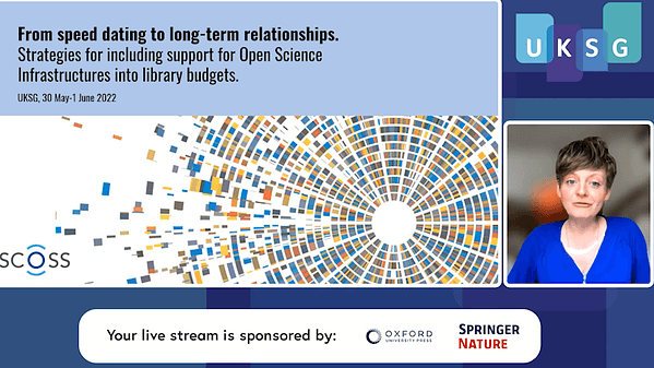 From speed dating to long-term relationships: strategiesfor including support for Open Science Infrastructures into
library budgets