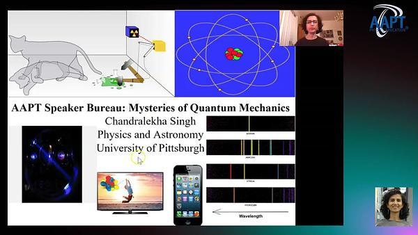AAPT Speakers Bureau: Mysteries of quantum physics