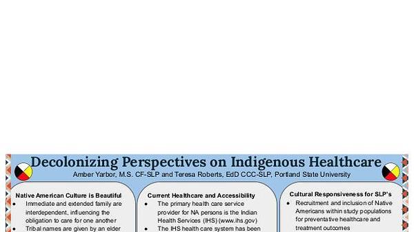Decolonizing Perspectives on Indigenous Healthcare