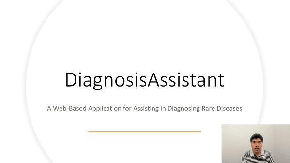 Diagnosis Assistant: A Web-Based Application for Assisting in Diagnosing Rare Diseases