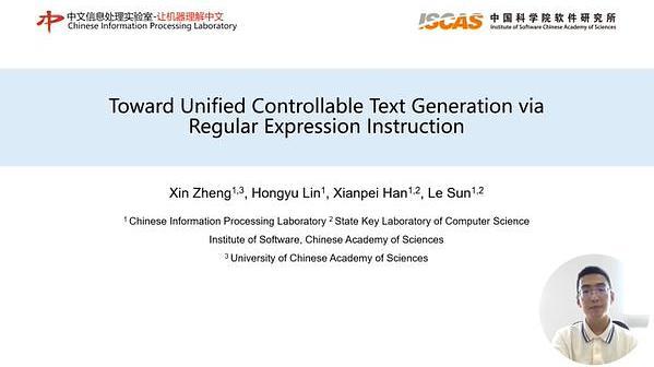 Toward Unified Controllable Text Generation via Regular Expression Instruction