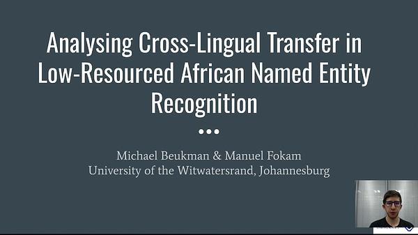Analysing Cross-Lingual Transfer in Low-Resourced African Named Entity Recognition