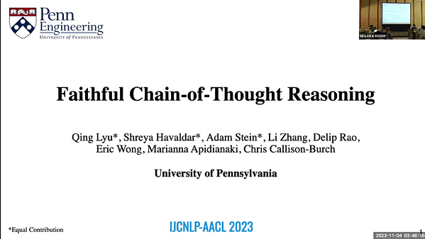 Faithful Chain-of-Thought Reasoning
