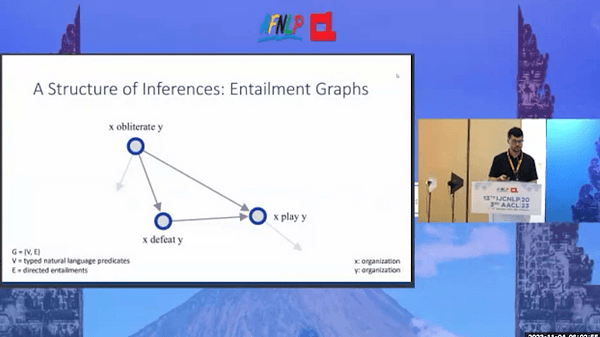 Smoothing Entailment Graphs with Language Models
