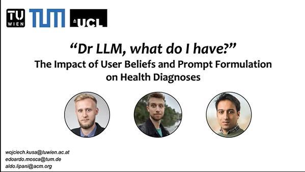 “Dr LLM, what do I have?”: The Impact of User Beliefs and Prompt Formulation on Health Diagnoses