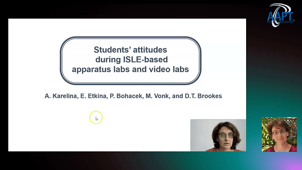 Students’ attitudes during ISLE-based apparatus labs and video labs