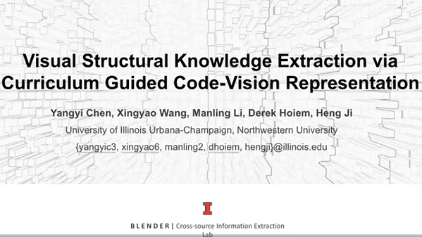 ViStruct: Visual Structural Knowledge Extraction via Curriculum Guided Code-Vision Representation