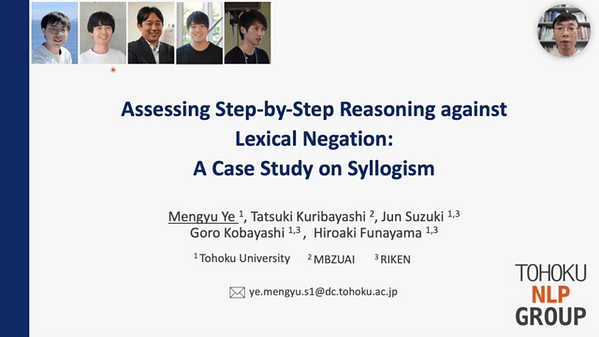 Assessing Step-by-Step Reasoning against Lexical Negation: A Case Study on Syllogism