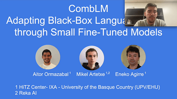 CombLM: Adapting Black-Box Language Models through Small Fine-Tuned Models