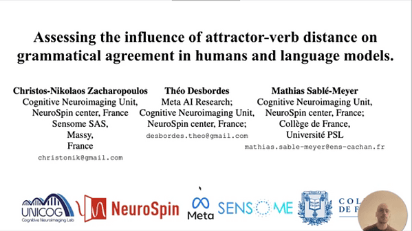 Assessing the influence of attractor-verb distance on grammatical agreement in humans and language models