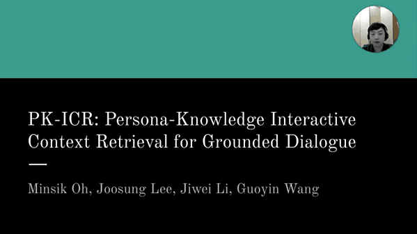 PK-ICR: Persona-Knowledge Interactive Multi-Context Retrieval for Grounded Dialogue