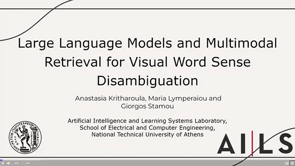 Large Language Models and Multimodal Retrieval for Visual Word Sense Disambiguation