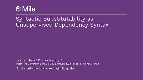 Syntactic Substitutability as Unsupervised Dependency Syntax