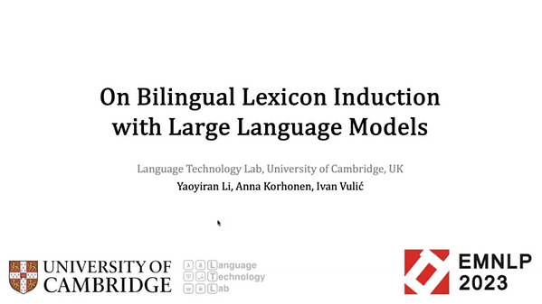 On Bilingual Lexicon Induction with Large Language Models