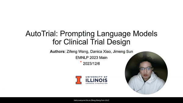 AutoTrial: Prompting Language Models for Clinical Trial Design