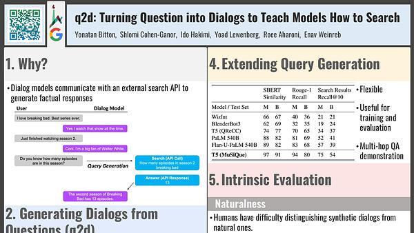 q2d: Turning Questions into Dialogs to Teach Models How to Search