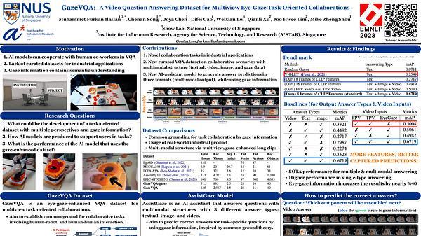 GazeVQA: A Video Question Answering Dataset for Multiview Eye-Gaze Task-Oriented Collaborations