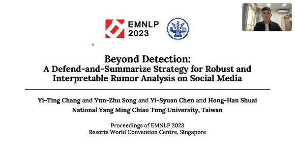 Beyond Detection: A Defend-and-Summarize Strategy for Robust and Interpretable Rumor Analysis on Social Media | VIDEO