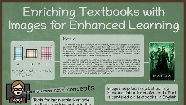 Enhancing Textbooks with Visuals from the Web for Improved Learning