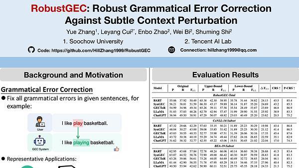 RobustGEC: Robust Grammatical Error Correction Against Subtle Context Perturbation