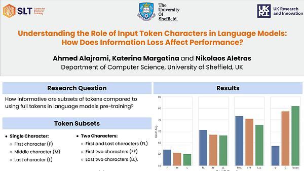 Understanding the Role of Input Token Characters in Language Models: How Does Information Loss Affect Performance? | VIDEO