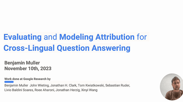 Evaluating and Modeling Attribution for Cross-Lingual Question Answering