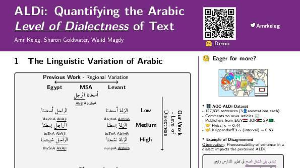 ALDi: Quantifying the Arabic Level of Dialectness of Text