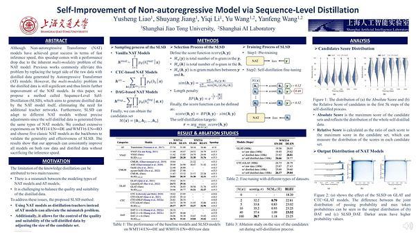 Self-Improvement of Non-autoregressive Model via Sequence-Level Distillation